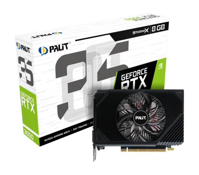 Видеокарта GeForce RTX3050 STORMX V1 6Gb GDDR6 (PALIT) (NE63050018JE-1072F)
