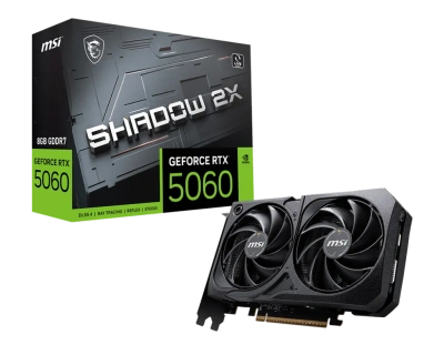 Видеокарта GeForce RTX5060 8Gb SHADOW 2X GDDR7 (MSI) (G5060-8S2) фото