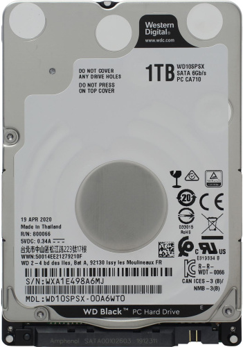 HDD 1Tb Western Digital Blue WD10SPSX (for NB)