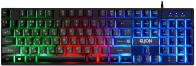 Клавиатура Defender Glion C-123, Black, USB + мышь