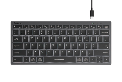 Клавиатура A4Tech Fstyler FX61 Grey (White Backlit)-LED (USB)