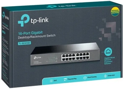 HUB (16TP) TP-Link TL-SG1016D 10/100/1000Mbit