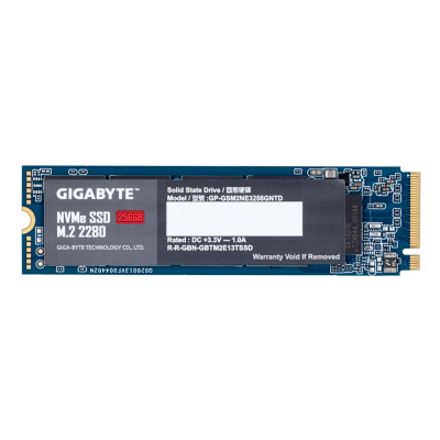 SSD 256Gb Gigabyte M.2 PCIe 3.0x4 NVMe (GP-GSM2NE3256GNTD)
