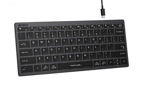 Клавиатура A4Tech Fstyler FX61 Grey (White Backlit)-LED (USB)