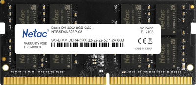 DIMM 8192Mb DDR4 3200MHz (for NB) Netac
