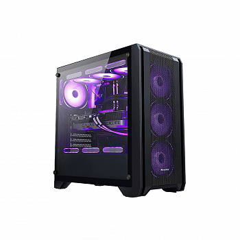 Корпус Huntkey GX750A (3*12см RGB, ATX/Micro ATX, USB 1*3.0/2*2.0)