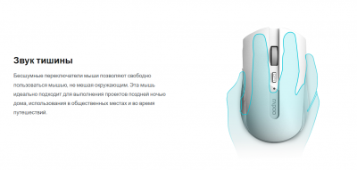 Клавиатура+мышь Rapoo 8210M Wireless (black)