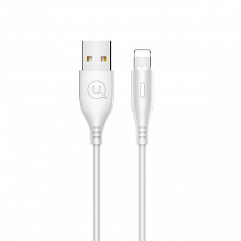 Кабель Micro USB to USB USAMS SJ288USB04 white LED
