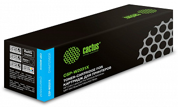Картридж HP W2031X (№415X) (С ЧИПОМ) Cyan для CLJ Pro M454/MFP M479 (6K) Cactus