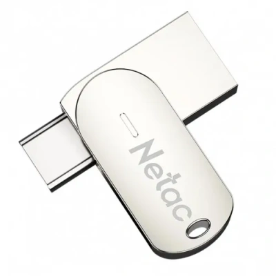 Flash DRIVE USB 64Gb U785 (Netac) USB 3.2 серебро