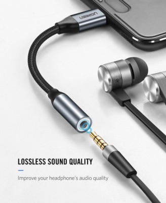 Переходник USB Type C (m) - Audio (f) 3.5mm AV142 30632 Ugreen