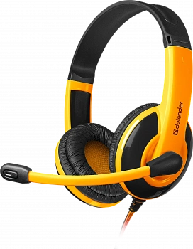 Гарнитура Defender Warhead G-120 черный+оранжевый