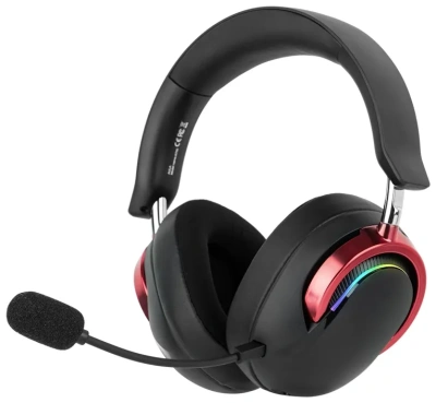 Наушники+микрофон игровые AULA A700 - Black & Red фото