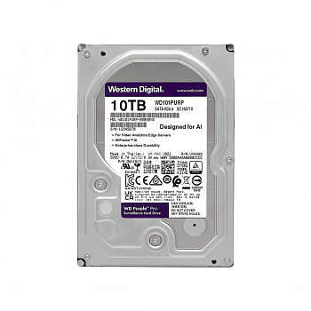 HDD 10Tb Western Digital Purple WD101PURP (SATA) УЦЕН