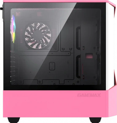 Корпус Midi Tower Gamemax Contac COC,Pink
