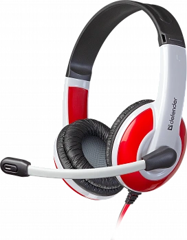 Гарнитура Defender Warhead G-120 красный+белый