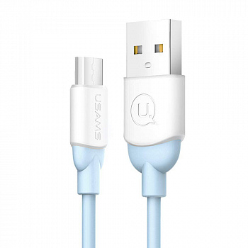 Кабель TYPE C to USB USAMS SJ341USB03 blue