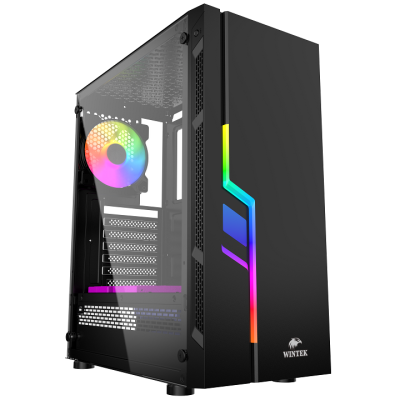 Корпус Midi Tower Wintek Light JX188-7-B TG 