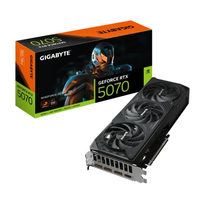 Видеокарта GeForce RTX5070 WINDFORCE SFF 12G (Gigabyte) (GV-N5070WF3OC-12GD)