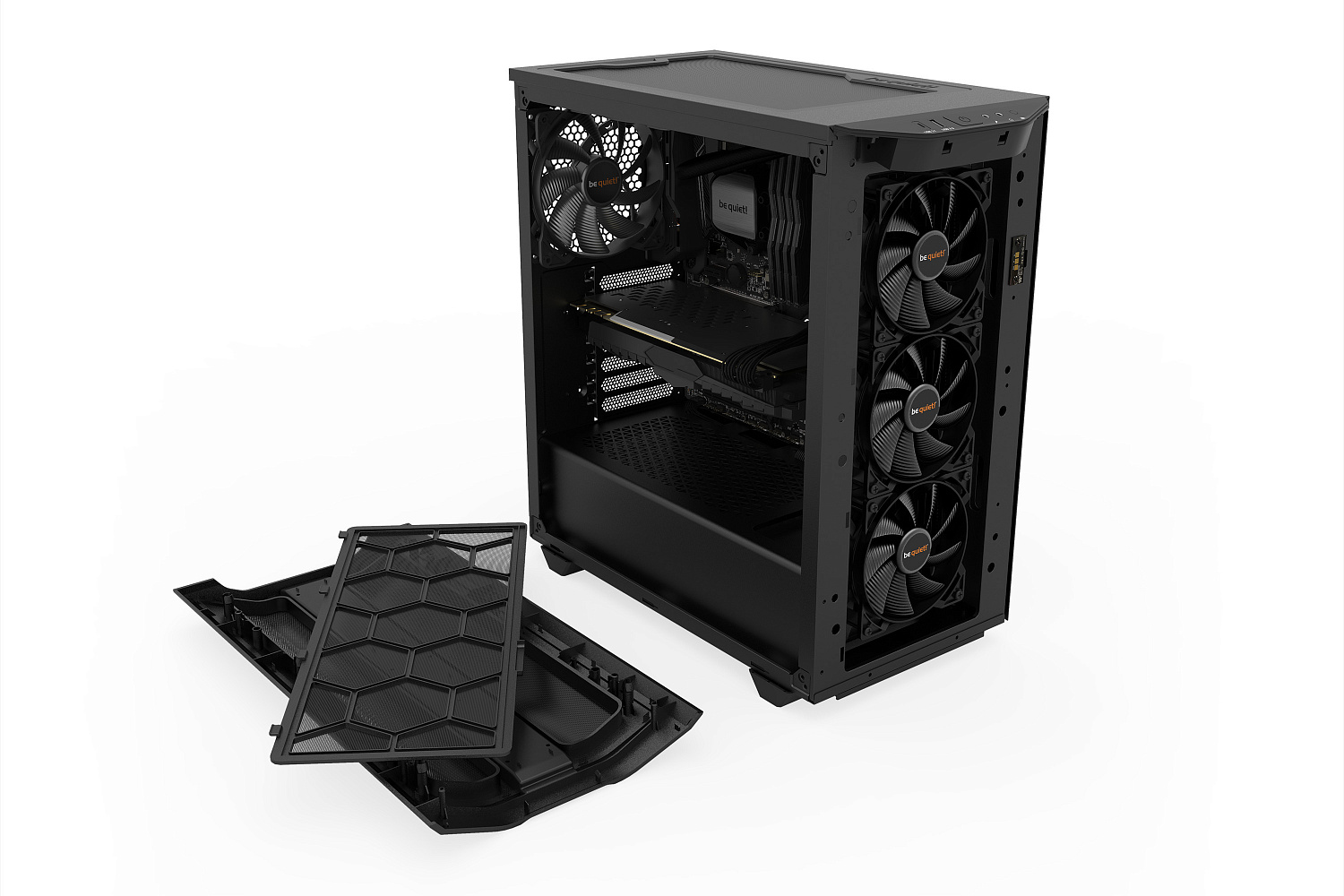 Корпус Midi Tower Be quiet! Pure Base 500DX Black
