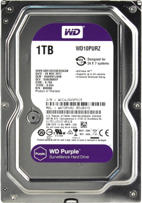 HDD 1Tb Western Digital WD10PURZ Purple фото