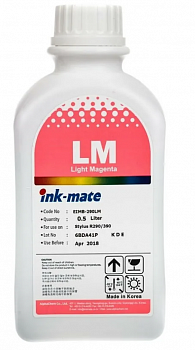 Чернила Epson Ink Mate EIM-980LM, 500мл., пигментные (Light Magenta)