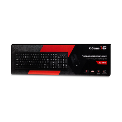 Клавиатура+мышь X-Game XD-1100OUB Black USB