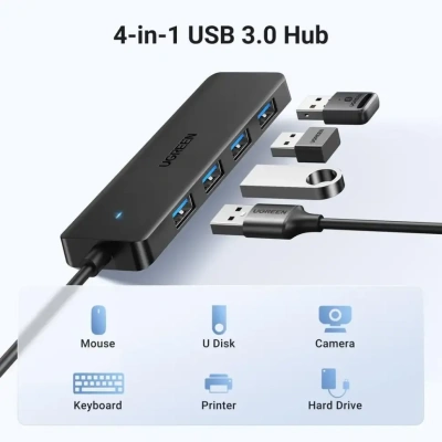 HUB USB UGREEN CM219 (35574) USB 3.0 4 port