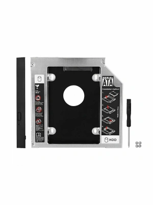 Переходник V-T Optibay, slim 9.5mm to 2.5" HDD, (mini SATA to SATA)