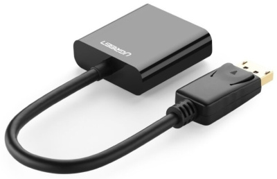 Конвертер UGREEN DP109 DP(m) to VGA(f), 20415, Black