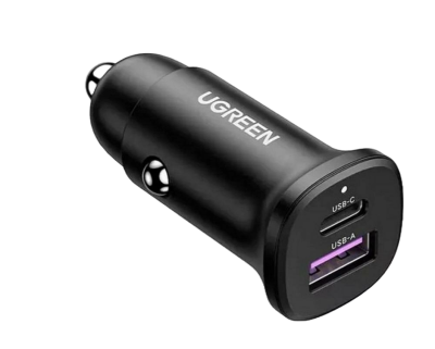 Зарядное устройство автомобильное UGREEN UCB-C+USB-A 30W 25845