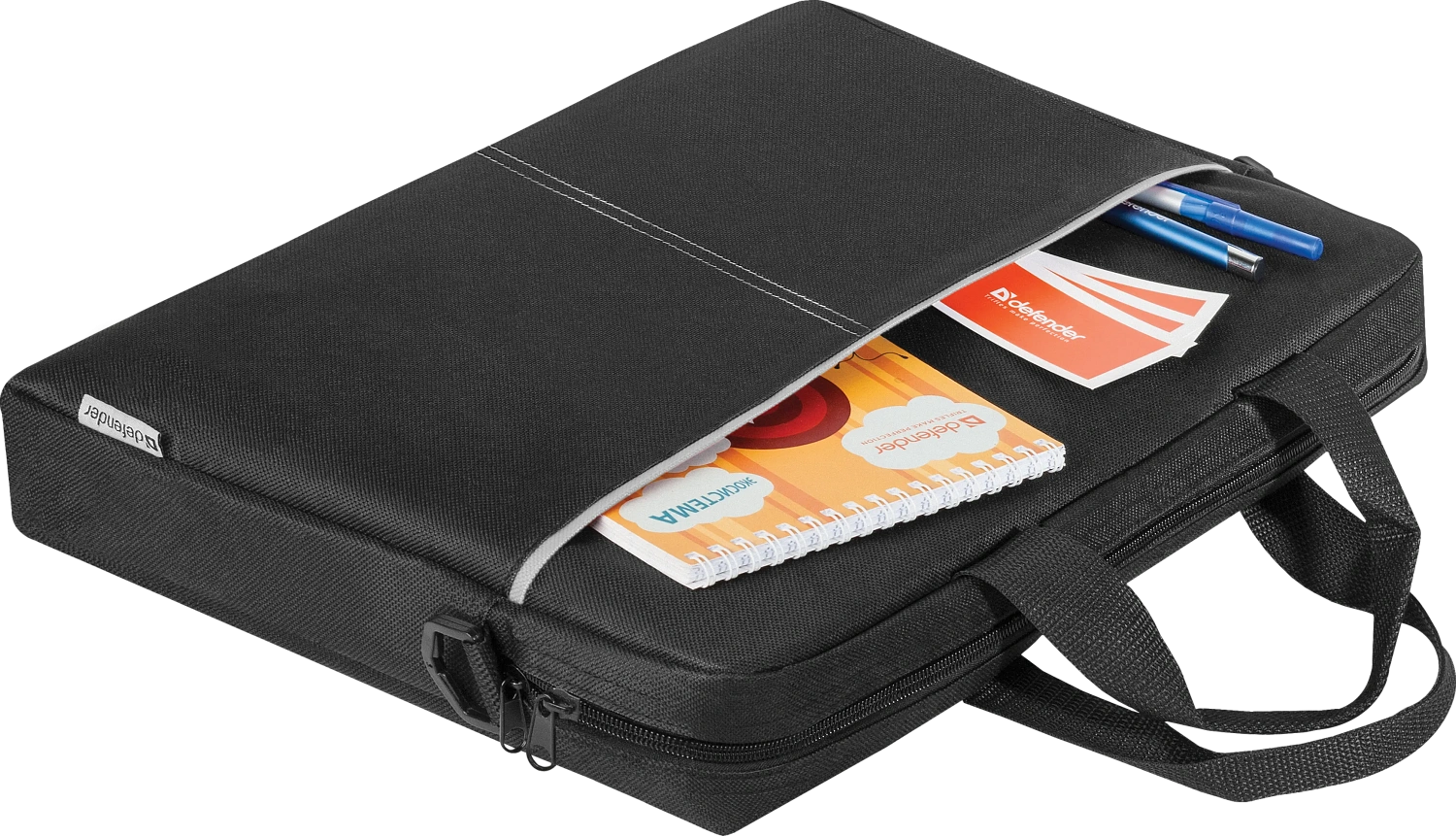 Сумка для ноутбука Defender Lite 15.6 black-grey