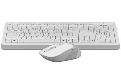 Клавиатура+мышь A4tech Fstyler FG1010S-White USB Wireless фото