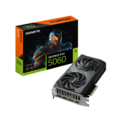 Видеокарта GeForce RTX5060 8Gb GDDR7 (Gigabyte) (GV-N5060WF2OC-8GD)
