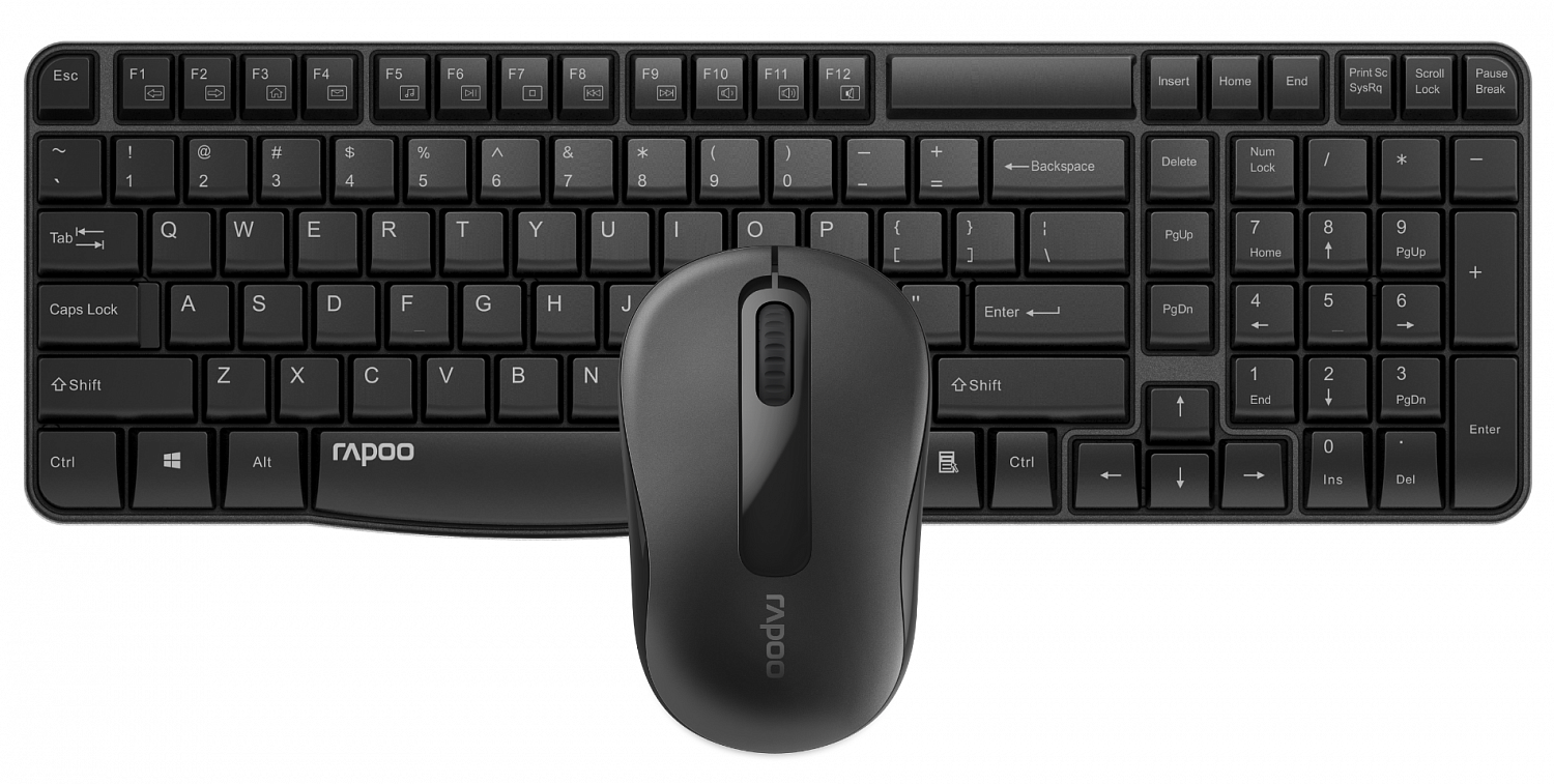 Клавиатура+мышь Rapoo X1800S Wireless (black)
