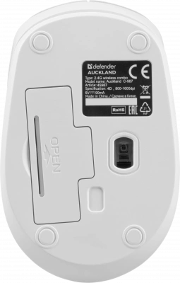 Клавиатура+мышь Defender Auckland C-987 Wireless, White