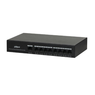 Коммутатор неуправляемый Dahua DH-PFS3009-8ET-65 8 портов 10/100Mb СПЕЦ ЦЕНА