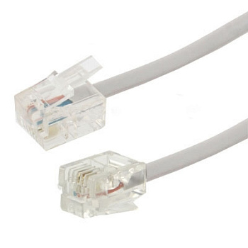 Патч-корд телефонный SHIP UTP, 1.5м, RJ-11, cat 3-e