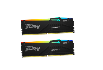 DIMM 64GB DDR5 5600MHz Kingston Fury Beast RGB EXPO  KF556C36BBEAK2-64 (2x32Gb)