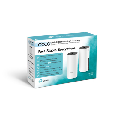 Домашняя Mesh Wi-Fi система TP-Link Deco M4, 2 устр 2 порта, 1167 Мбит/с  фото