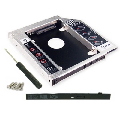 Переходник V-T Optibay, slim 9.5mm to 2.5" HDD, (mini SATA to SATA)