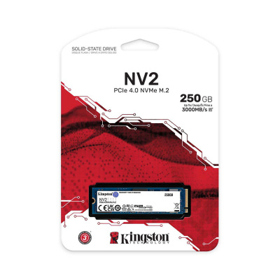 SSD 250Gb Kingston NV2 M.2 PCIe 4.0x4 NVMe (SNV2S/250G)