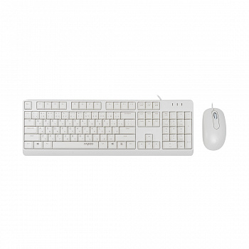 Клавиатура+мышь Rapo X130PRO USB (White)