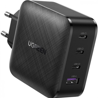 Зарядное устройство Ugreen CD224 65W 3C1A (70774)