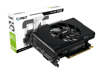 Видеокарта GeForce RTX3050 STORMX V1 6Gb GDDR6 (PALIT) (NE63050018JE-1072F)