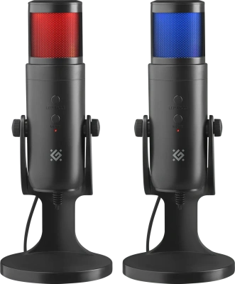 Стрим Микрофон Defender Galactar GMC 250, USB.LED Черный