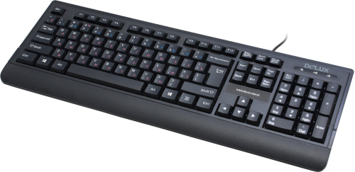 Клавиатура Delux DLK-6010UB, USB, black