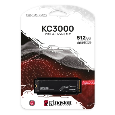 SSD 512Gb Kingston M.2 PCIe 4.0 NVMe (SKC3000S/512G)