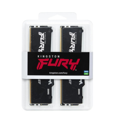 DIMM 32GB DDR5 5600MHz Kingston Fury Beast RGB KF556C36BBEAK2-32 (2x16Gb)