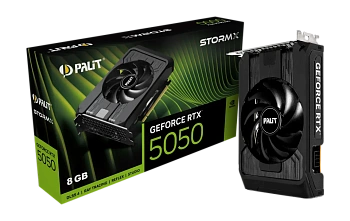 Видеокарта GeForce RTX5050 STORMX 8G GDDR6 NE65050019P1-GB2070F 128bit ( 3-DP, HDMI)